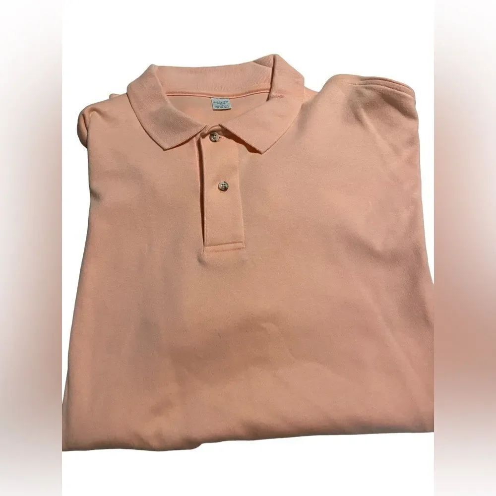 Saddlebred size XL peach shirt sleeved collared shirt perfect condition